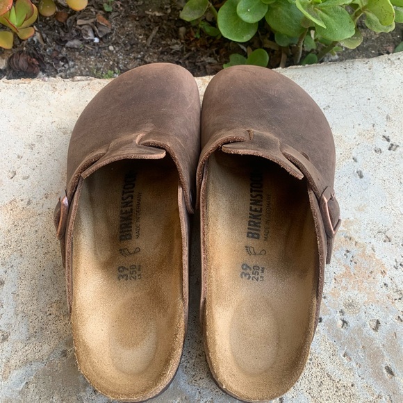 Birkenstock Men\'s Dark Brown Slip-On Loafers